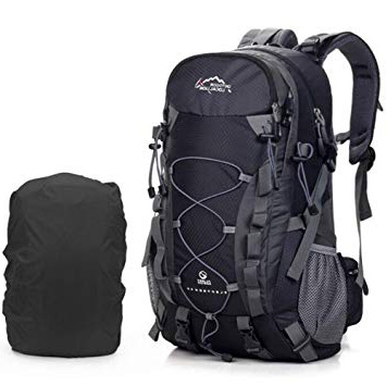 A AM SeaBlue Outdoor Trekking Zaino - Multifunzione Water Resistant 40L Leggero Zaino da Escursione Zaino Grande capacità per Campeggio Viaggi Alpinismo Trekking Arrampicata Caccia Sci