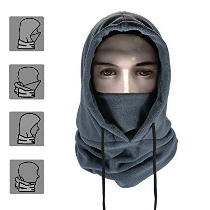 A-forest Multifunzionale Passamontagna Viso Passamontagna Freddo Maschera Maschera da Sci Cappello Nero Maschera Biker Snow Board Protezione dal Freddo
