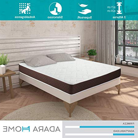 Adara Home Tempo – Materasso in viscoelastico 80x180 Bianco e Marrone