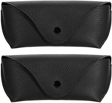 Hifot morbida occhiali custodia 2 pezzi, pelle portatile da viaggio Occhiali da Custodia Astuccio marsupio per occhiali da sole donna uomo