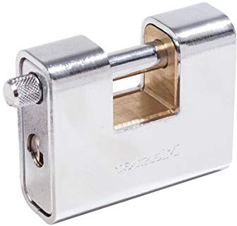 Master Lock 680EURD Lucchetto Rettangolare 80mm Zinco con blindatura Acciaio cementato