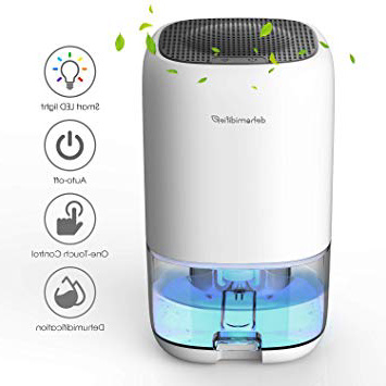 DOUHE Deumidificatore Ambiente Casa,Mini Deumidificatori,1000ml, 7 Colori LED,Silenzioso e Portatile,per Muffa e Umidità,Ideale per Cucina,Camera da letto,Ufficio,Armadio,Garage,Bagno e Cantina