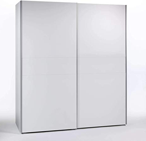AVANTI TRENDSTORE - Victoria - Armadio con Ante scorrevoli in Legno Laminato, Molto spazioso, Disponibile in Diversi Colori. Dimensioni: Lap 170x196x60 cm (Bianco)