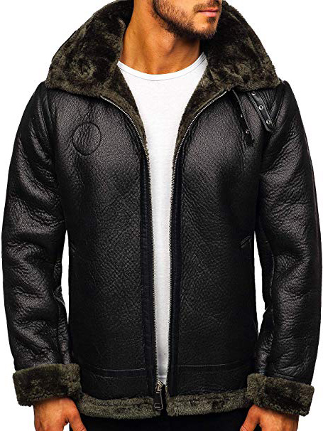 BOLF – Giacca - Trapuntata – con Cappuccio – Mezza Stagione – Sportiva – Cerniere – Uomo Mix 4D4