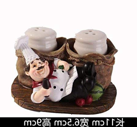 zzzddd Scultura da Tavolo,Dark Khaki dello Chef Home Arredo Tavola Ristorante Wine Bar Decorazione di personalità Cake Shop Artigianato Scultura Statua Home