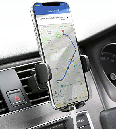 AUKEY Supporto Cellulare Auto 360 Gradi di Rotazione (Garanzia a Vita) Porta Telefono Auto Universale per iPhone X / 8/7 / 6, Samsung S9 / 8/7, Xiaomi, Huawei e GPS Dispositivi