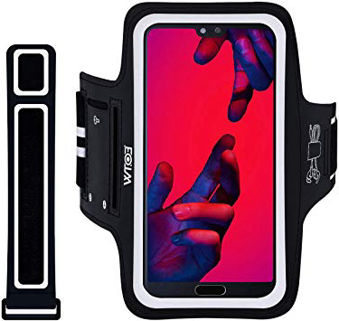 Fascia da Braccio Portacellulare per Correre, EOTW Porta Cellulare Braccio per Huawei P30 Pro, iPhone X11/XR/8 Plus/XS Max, Samsung S10/S9 Porta Smartphone Fascia Running (Per Smartphone 5''-6.5'')