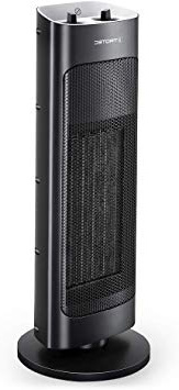 Tfc 20 ceramic thermovetor Trotec 20 and in elegant opaque black with 2 heat levels up to 2,000 watts and 80 ° oscillation. Particularly safe thanks to the integrated lever switch.