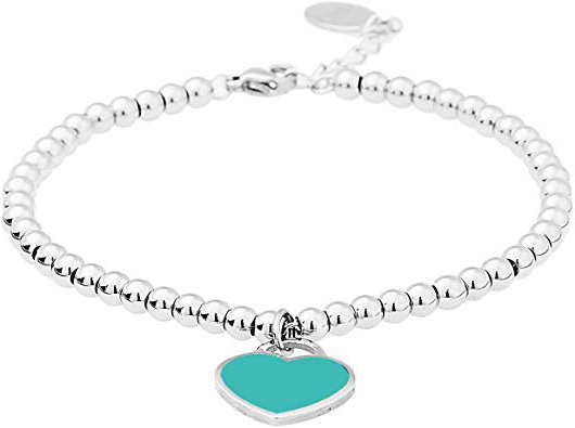 
                
                    
                    
                

                
                    
                    
                        inSCINTILLE Cuore Rock Bracciale con Palline in Acciaio e Cuore Verde Acqua
                    
                

                
                    
                    
                
            