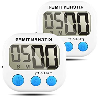 
                
                    
                    
                

                
                    
                    
                        Senhai Timer da Cucina, conteggio up/Down Grande Display LCD elettronico Timer Memoria-2 Pack
                    
                

                
                    
                    
                
            