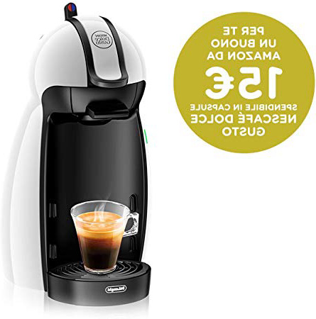 
                
                    
                    
                

                
                    
                    
                        NESCAFÉ Dolce Gusto EDG100.W Macchina per Caffè Espresso e Altre Bevande in Capsula, 1460 W, Plastica, Bianco [Classe di efficienza energetica A]
                    
                

                
                    
                    
                
            