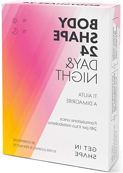 BODYSHAPE 24 Day & Night - Brucia grassi e aiuta a perdere peso con tè verde, caffè verde, curcuma ecc. - compresse dimagranti forti da Get In Shape