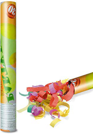 Carnival 04170 - Party Popper Ad Aria Compressa Economico Carta Ignifuga, 30 cm.