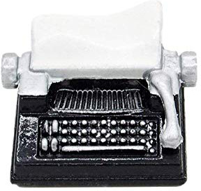Odoria 1/12 Miniatura Annata Macchina da Scrivere Nero Casa delle Bambole