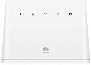 Huawei 4G Router Wireless LTE 150 Mbps, WiFi Mobile, con 1 Porta GE LAN/WAN, WiFi da 300 Mbps di Velocità, Bianco
