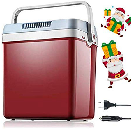 Frigo Portatile Termoelettrico AC/DC, 12/220v, 26 L Casa Auto Camper Frigo Portatile Funzione MAX/ECO