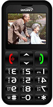 Telefono Cellulare per Anziani Tasti Grandi Facile da Usare con Pulsante SOS by YINGTAI T11 2G