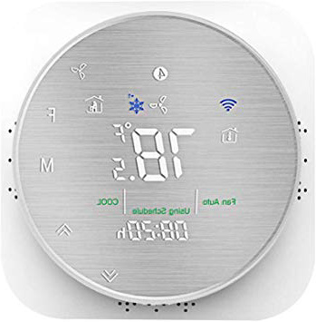 Termostati Smart Wifi per la casa,termostato programmabile Pompa di calore Regolatore di temperatura, WiFi e controllo vocale Telecomando App Tuya