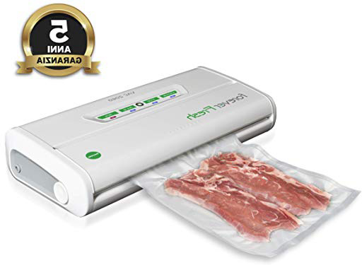Macom VAC 2060 Forever Fresh VAC2060 Macchina Sottovuoto Automatica Compatta, 175 W, Plastic, Bianco