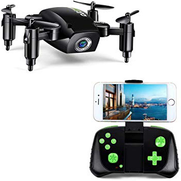 Mini Drone pieghevole a 6 assi giroscopio Altitude Hold RC Quadcopter con videocamera WiFi HD FPV 2.4Ghz 480P