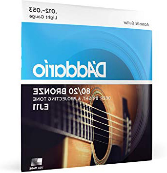 d'Addario EJ11 Set Corde Acustica Ej 80 20 Brz Rnd Wnd