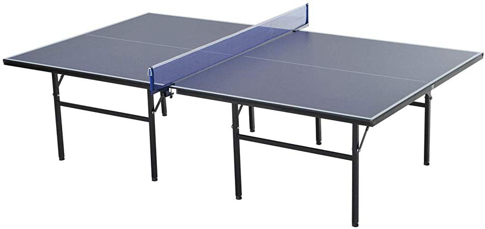 benzoni Tavolo da Ping Pong Indoor Pieghevole in Legno MDF e Acciaio 152.5x274x76 cm