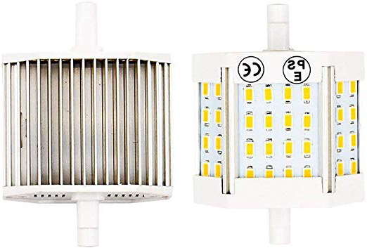 Bonlux R7s 78mm 10W Bianco Caldo 3000K Dippo Terminato Lampadine in Ceramica Corta LED Luce 200 Gradi J Tipo J78 T3 LED R7s Proiettore Equivalente a 100W Lampada Alogena/Incandescenza 2-pacco