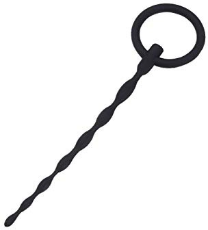 Amosfun strumenti per barelle uretrale in silicone uretrale giocattolo per adulti per uomo e donna (tipo d nero)