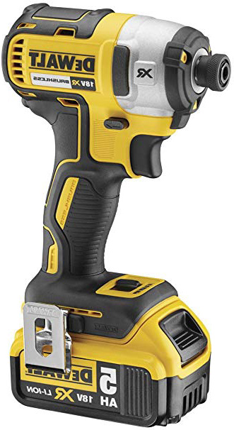 Dewalt DCF887P2-QW Trapano Avvitatore a Impulsi Attacco 1/4", 3 velocità, 5.0 Ah, Motore Brushless, con Doppia Batteria in Valigetta TSTAK, 2