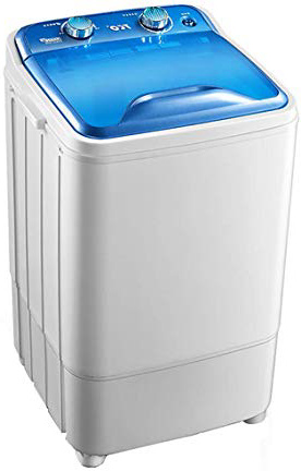 Mini Lavatrice 3.5KG/7.7Lbs capacità di Lavaggio Vasca Semiautomatica Vasca Portatile Vasca Addensata Parete Addensata Blu-Ray Pulsatore Domestico Antibatterico con Lavaggio E Asciugatura