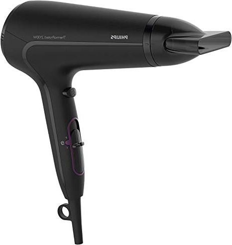 Philips HP8230/00 ThermoProtect Asciugacapelli, 2100 W, Nero