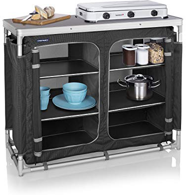 Campart Cucina da Campeggio Travel KI-0734 Madrid – Sei Scomparti – Borsa per Il Trasporto Inclusa