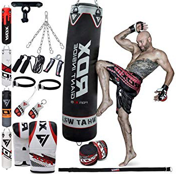 
                
                    
                    
                

                
                    
                    
                        RDX Sacco da Boxe Pieno Arti Marziali MMA Sacchi Pugilato Kick Boxing Muay Thai con Guantoni Allenamento Catena Gancio Soffitto 13PC Punching Bag Set 4FT, 5FT
                    
                

                
                    
                    
                
            