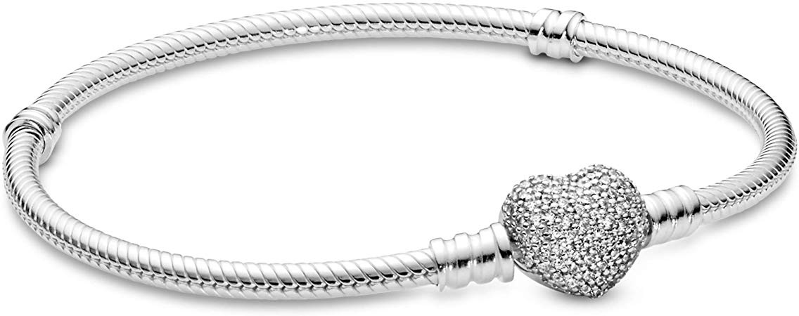 PANDORA – Bracciale in Argento 925 con zirconi Bianco 18 cm 590727cz 18