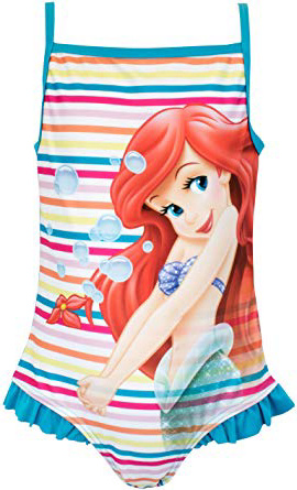 Disney La sirenetta - Costume da bagno Ragazza - Ariel
