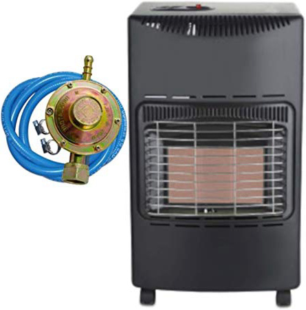 Stufa a gas infrarossi Tectro TGH242R 4200 W ODS sistema anti-ribaltamento ed assenza fiamma O2 REGOLATORE TUBO FASCETTE OMAGGIO