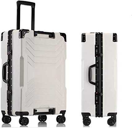 Carrucola per carrelli portabagagli con telaio in alluminio per laptop @ White_24"