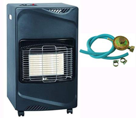 Stufa a gas infrarossi Kasart 4100 W ODS sistema anti-ribaltamento ed assenza fiamma O2 REGOLATORE TUBO FASCETTE OMAGGIO