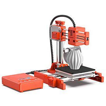 LABISTS X1 Stampante 3D, Mini e Portatile Stampante con Filamenti PLA 10m, Piastra di Costruzione Rimovibile, Stampa Online/Offline 3D Printer Dimensione di Stampa 10cm(L) x 10cm(W) x 10cm(H)