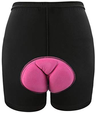 Pantaloncini da Ciclismo, iSi 3D Gel Imbottito Pantaloni da Ciclismo Bicicletta, Traspirabile Mutande bici per Donna