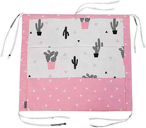 Culla appesa borsa di stoccaggio con 9 tasche culla del bambino giocattolo pannolino organizer neonato presepe biancheria da letto buggy bag baby room decor(#1)
