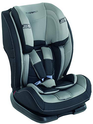 Foppapedretti Re-Klino Seggiolino Auto Senza ISOFIX, Grigio, Gruppo 1/2/3 (9 -36kg), per Bambini da 9 mesi fino a 12 Anni