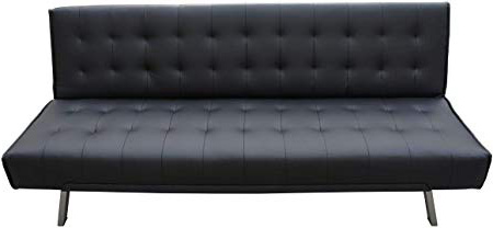 
                
                    
                    
                

                
                    
                    
                        Avanti Trendstore - Pedrilla - Divano Elegante con Funzione Letto, in Similpelle Disponibile in 2 Diversi Colori, Dimensioni: Lap 180x80x77 cm (Nero)
                    
                

                
                    
                    
                
            