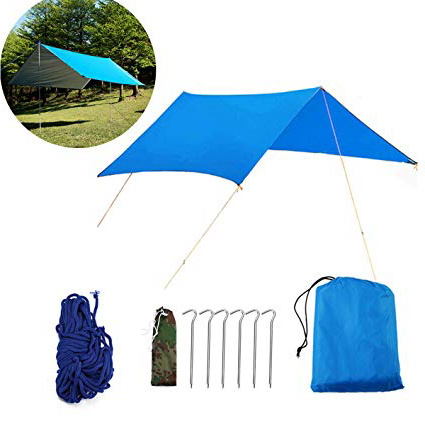 Buycitky Tenda Tarp Tenda da Campeggio Tarp Impermeabile Amaca Tenda Parasole da Campeggio Tarp Tenda Parasole Tarp Campeggio per Campeggio,Spiaggia, Picnic, Viaggio by