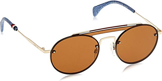 Tommy Hilfiger TH Gigi Hadid3 70 J5G 99 Occhiali da Sole, Oro (Gold/BW Black Brown), Donna