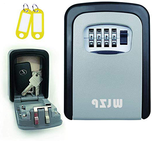 Cassetta di Sicurezza per Chiavi, Cassetta Portachiavi Impermeabile con Codice di Reset, Adatto a Casa, Fabbrica, Società di Decorazione, Gestione e Archiviazione Delle Chiavi - Regalo 2 Portachiavi