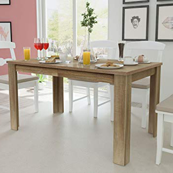Festnight Tavolo da Pranzo/Tavoli da Cucina 140 x 80 x 75 cm Quercia