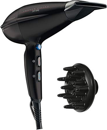 Imetec Salon Expert P11 2100 Asciugacapelli Professionale, 2100 W, Velocità Flusso d'Aria in Uscita a 142 km/h, Rivestimento in Ceramica e Tormalina, 8 Combinazioni Aria/Temperatura