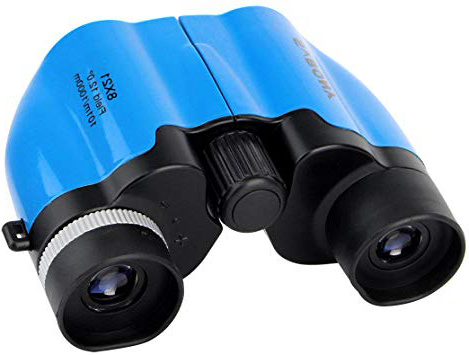 Svbony SV26 Binocolo Bambini 8x21Binocoli per Bambini Regalo per Bambini Bird Watching Campeggio Escursionismo All'aperto (Blu)