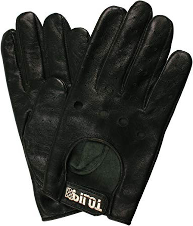 Pilot-3, guanti guida - M - Nero